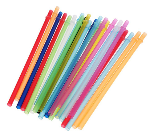 D 50 Piezas Pajas Reutilizable Duro Bebidas + 2 Piezas