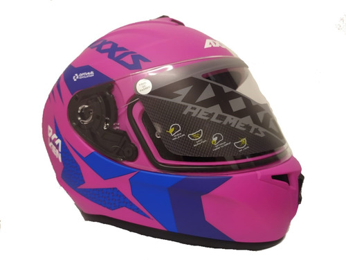 Casco Integral Axxis Draken Rival Rosado Mate