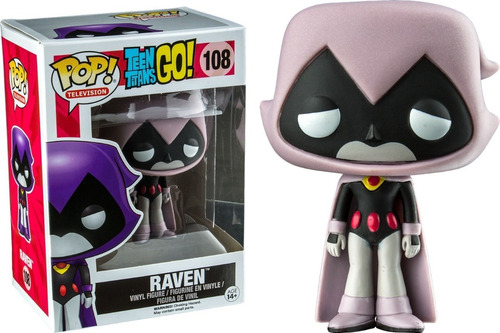 Funko Pop Teen Titans Go! Raven Grey Toys R Us Exclusive