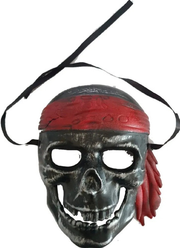 Mascara Esqueleto Pirata Disfraz Fiesta Halloween 