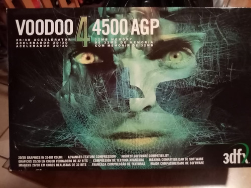 3dfx Voodoo4 4500 Tarjeta De Video Agp Retro