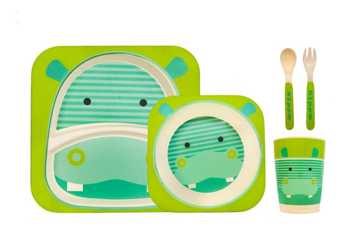 Kit Infantil Bamboo 5 Piezas