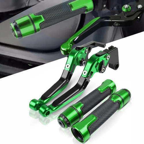 Puños Y Plegable Palancas Para Compatible Con Kawasaki