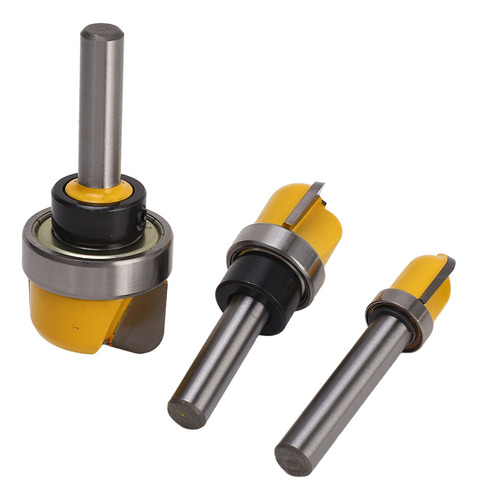 Broca Fresadora De 3 Piezas, Punta Redonda De 8 Mm Con Cuenc