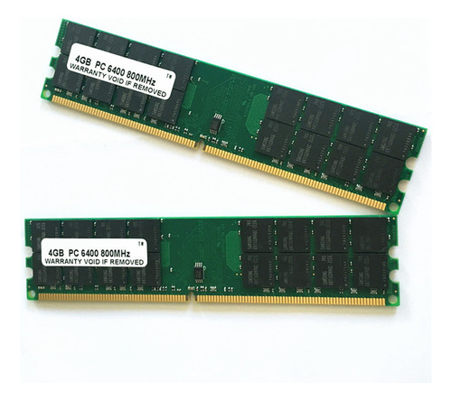 Memoria Ram Ddr2 De 4 Gb, 800 Mhz, 1,8 V, Pc2 6400, Dimm, 24