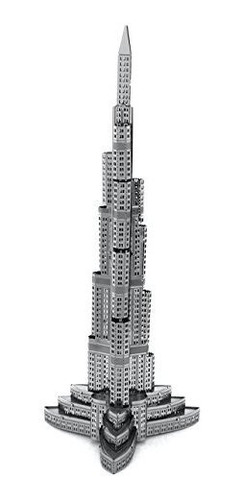 Fascinations Metal Earth Burj Khalifa Building 3d Modelo De