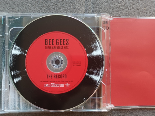 Cd Bee Gees Their Greatest Hits The Record Duplo Barry Gibb (Usado)
