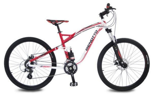 Bicicleta Benotto Ds-800 Aluminio R27.5 24v Roja Ch-med