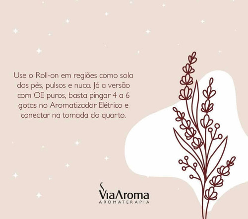 Oleo Essencial Via Aroma Blend Kids P Criança Hora Soninho