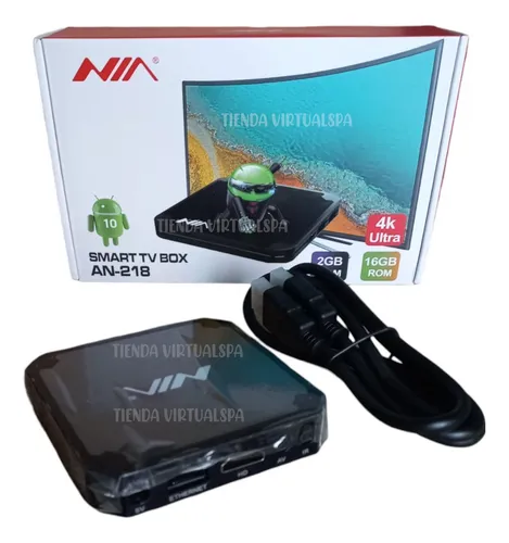 Tv Box Nia Convertidor Smart Tv 4k Hdmi, Usb,micro Sd- Av