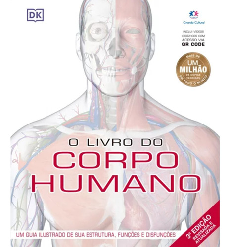 O Livro Do Corpo Humano, De Ciranda Cultural. Ciranda Cultural Editora E Distribuidora Ltda., Capa Dura, Edição 3 Em Português
