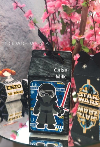 Kit Personalizados Star Wars - 40 Itens