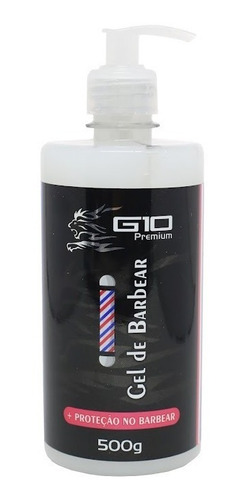 Shaving Gel G10 Premium P/ Barbear Kit C/ 6 Uni 500g Válvula