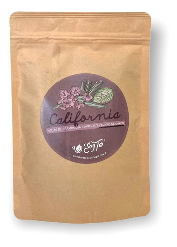 Tisana California 50g Hojas De Frambuesa/lavanda Soy Té