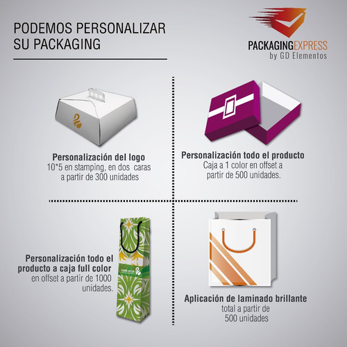 Cajas Para Facturas Una Docena Delivery Pack X 100 Unidades