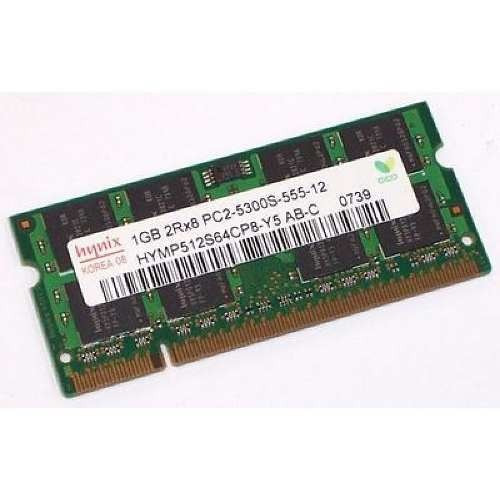 Imagen 1 de 1 de Memoria RAM 1GB 1 SK hynix HYMP512S64CP8-C4