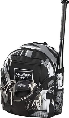 Mochila Para Beisbol Y Softbol Rawlings - Negro