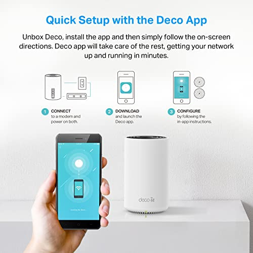 Enrutador De Malla Wifi 6e De Tres Bandas Tp-link Deco Axe54