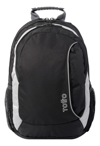 Morral Totto Titanio Totto Con Porta Pc De 15.4 Color Negro