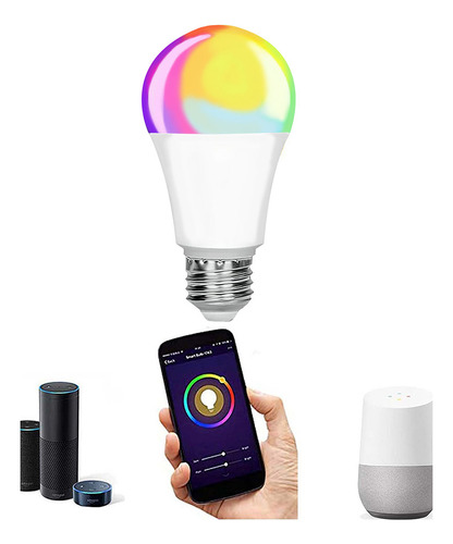 Foco Inteligente Fratech Luz Rgb Wifi - Ios Y Android