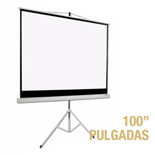 Pantalla Proyector + Trípode Loch 100 Pulgadas 4:3 16:9 Gtia