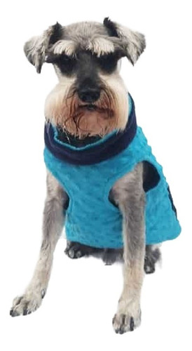 Capa Polar Color Azul/negro P/perro Talla 3 Pet Pals