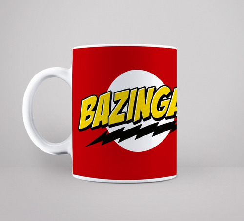 Caneca Porcelana Personalizada The Big Bang Theory Bazinga
