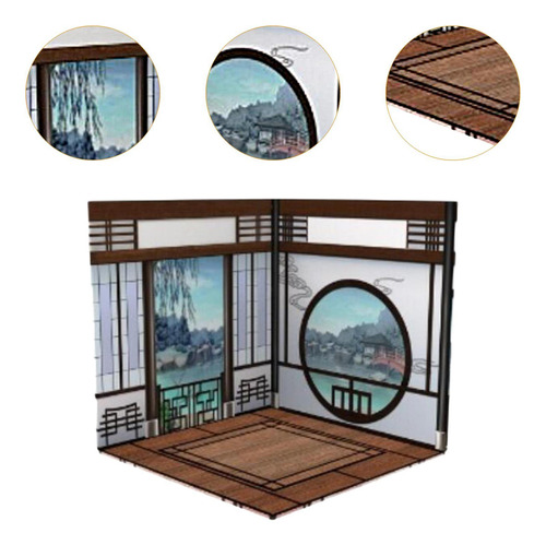 Organizador De Escena De Fondo 1:6, Modelo De Chino