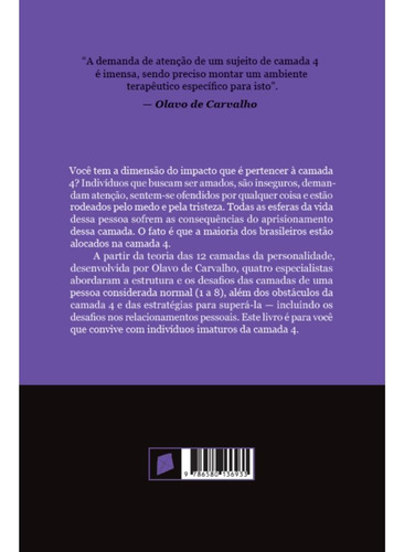 Saia Da Camada 4: Um Guia Para Entender A Teoria Das 12 Camadas Da Personalidade De Olavo De Carvalho, De Vários Autores. Editorial Auster, Capa Mole, Edição 1 Em Português, 2025