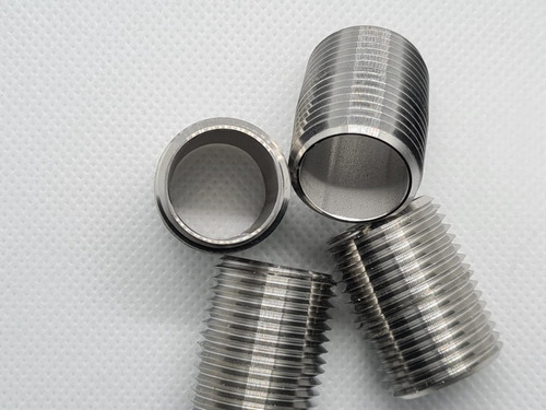 Juego De Reduccion Campana 3/4 X 1/2 Y Niple De 1/2 C/c Inox
