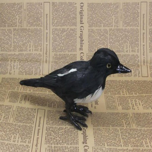 Urraca Estatua Simulación Animal Modelo Niños Educativos
