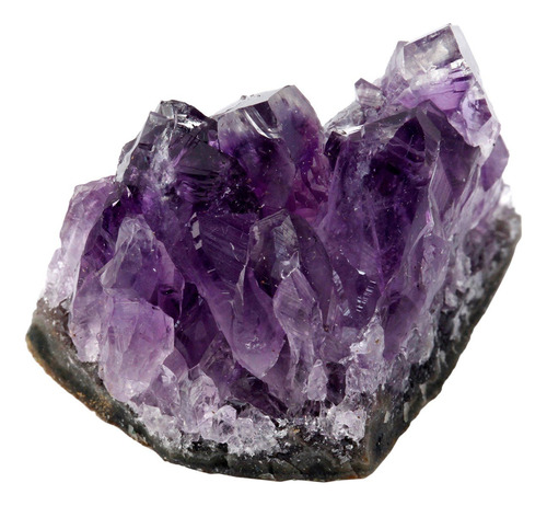 Rockcloud Natural Purpura Amatista Cuarzo Cristal Racimo Geo