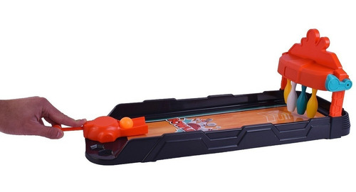 Juego De Bowling Bolos De Mesa 60 Cm Con Lanzador