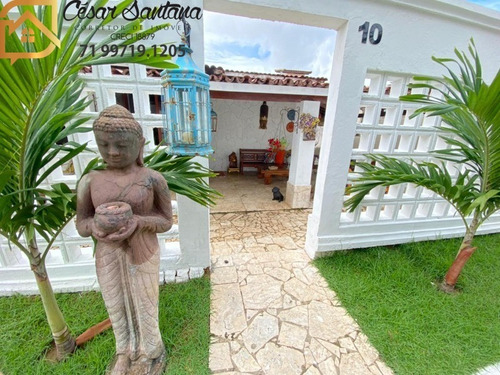 Imagem 13 de 18 de Casa Térrea 4/4 Em Condomínio Na Priscila Dutra - Lauro De Freitas - Ca00999 - 69958436