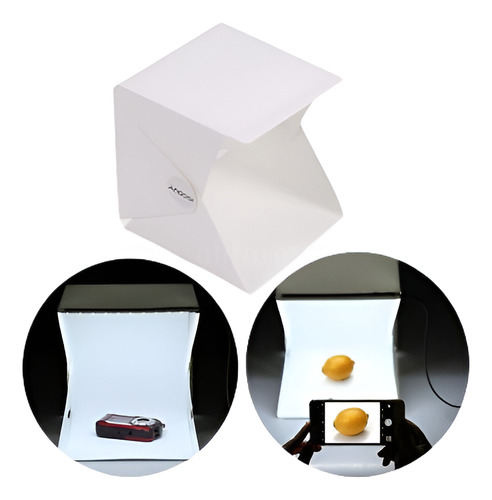 Andoer Mini Fotografía Led Lightbox Studio Para Smartphone D