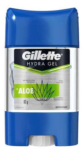 Gillette Hydra Gel Aloe Vera Desodorante Hombre X 82g Local