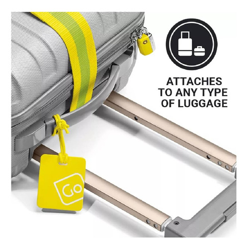 Set De 4 Identificadores De Equipaje Go Travel Gt155.302