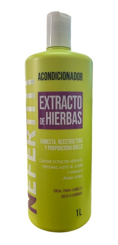 Nefertiti Acondicionador Extracto De Hierbas 1litro