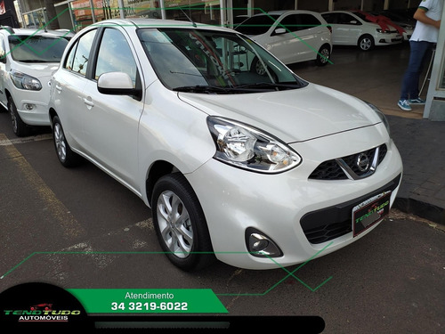 Imagem 2 de 7 de Nissan March Sv 1.6 Branco 2018