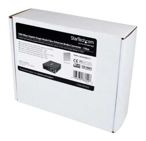 Convertidor Medio Ethernet Fibra Multimodo Gigabit 1000