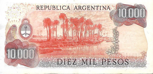 Bottero 2483 $ 10000 Pesos Ley 18.188 Serie B F1 Ex- Palermo (Usado)