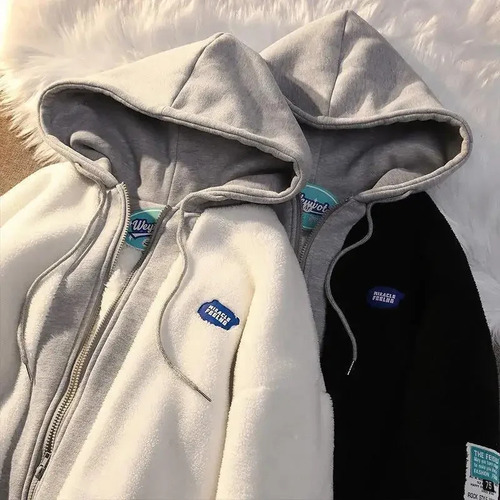 Sudadera De Invierno Con Capucha Y Forro Polar Para Mujer