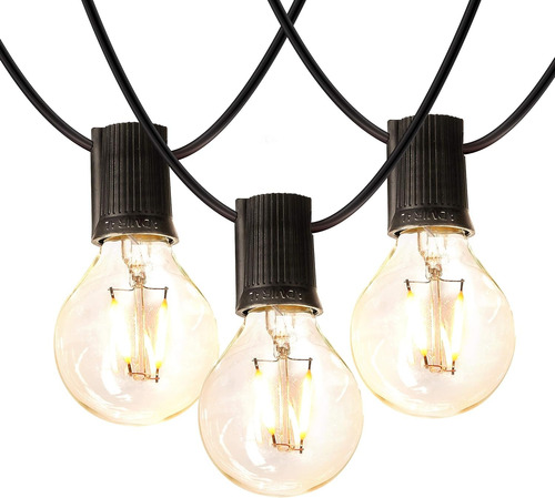 Guirnalda De Luces 20+2 Focos Vintage Impermeable 8.5m G40