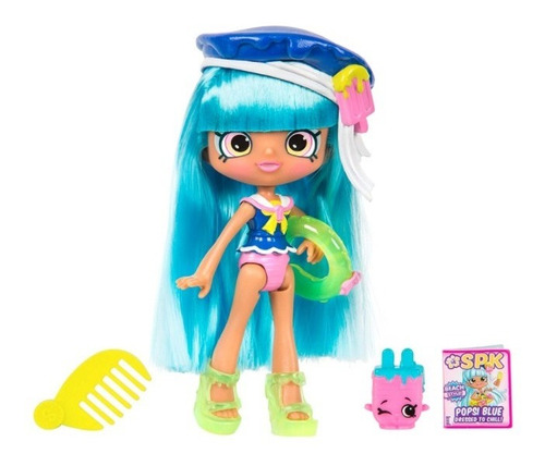 Muñeca Shopkins Shoppies Popsi Blue (Usado)