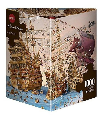 Heye Corsair 1000 Piece Francois Ruyer Rompecabezas