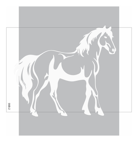 Calcos Con Relieve Para Autos, Lunetas Serie Caballos