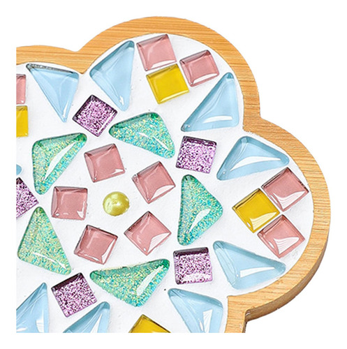 Kit De Posavasos De Mosaico Diy, Materiales Estilo G