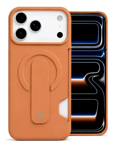 Capa Case Capinha iPhone 17 Pro, Card Ring Com Slot Para Cartões E