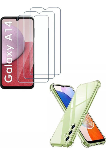 Funda Case Mas Vidrio Templado 9h Para Samsung Galaxy A14 5g