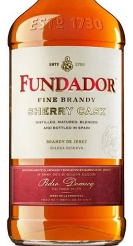 Pack De 2 Brandy Fundador Sherry Cask 700 Ml